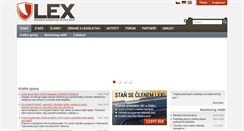 Desktop Screenshot of gunlex.cz